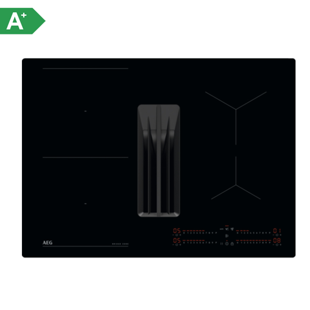 AEG TCH74B01FB - Inductiekookplaat met afzuiging.