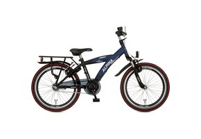 Alpina Yabber jongensfiets 22 inch Sporty Blue Matt  - Jet Black Metallic Matt