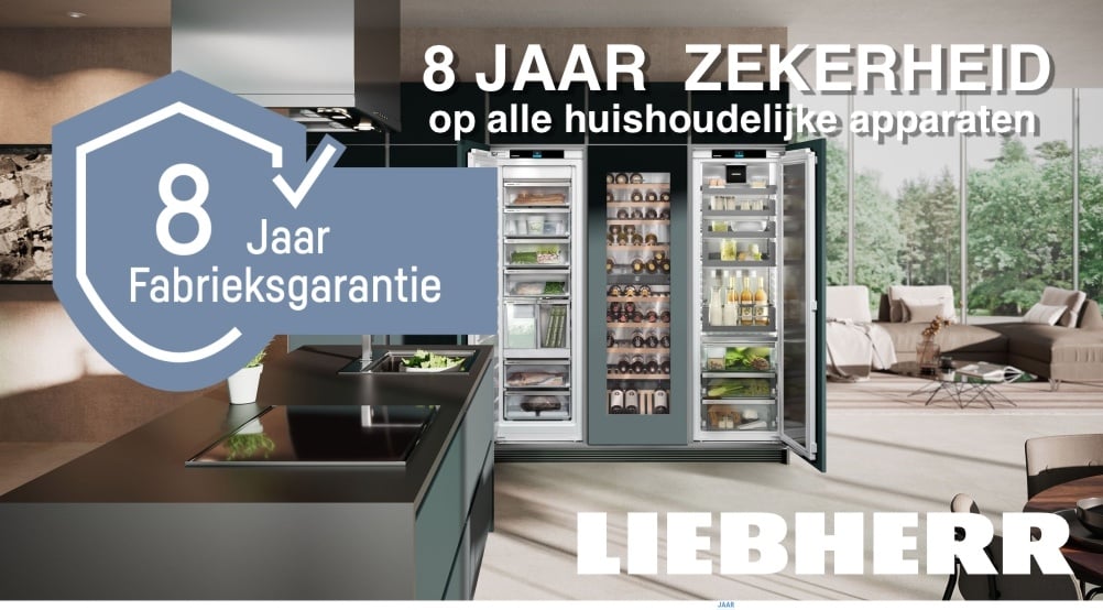 Liebherr actie: 8 jaar fabrieksgarantie van Liebherr