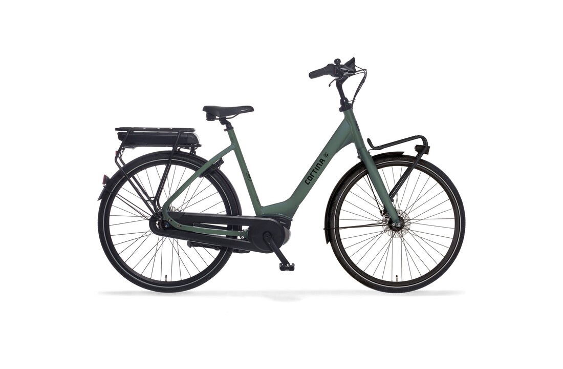 Cortina E-Common RB7 300 Wh dames - Jade Green Pearl Matt
