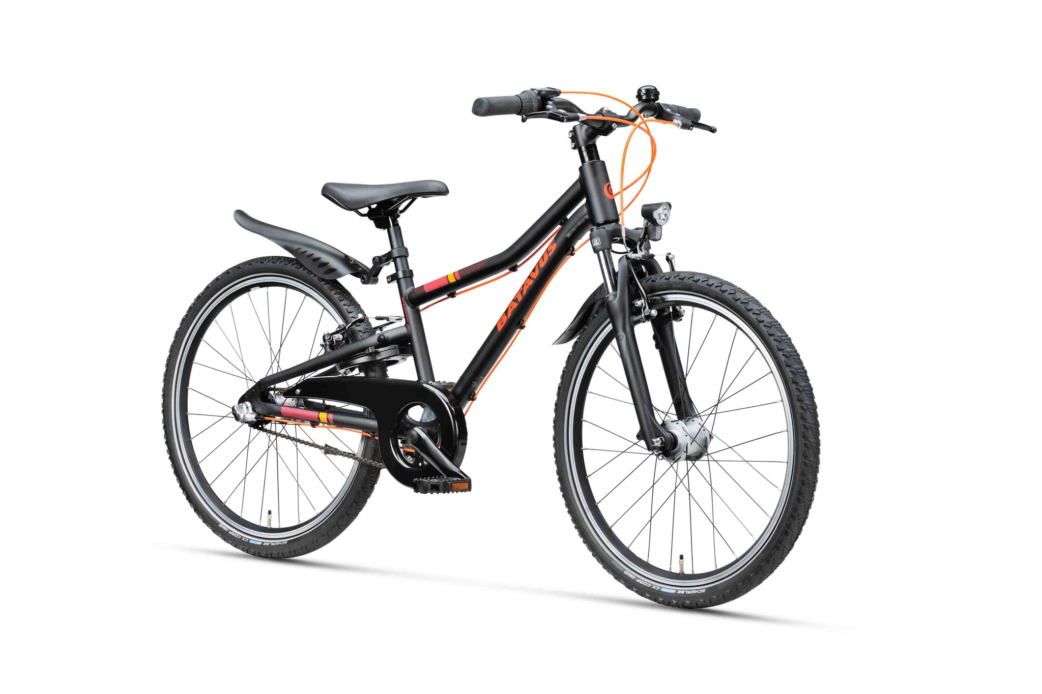 Batavus Booster HR3 24 inch Jongens - Black/Red-orange
