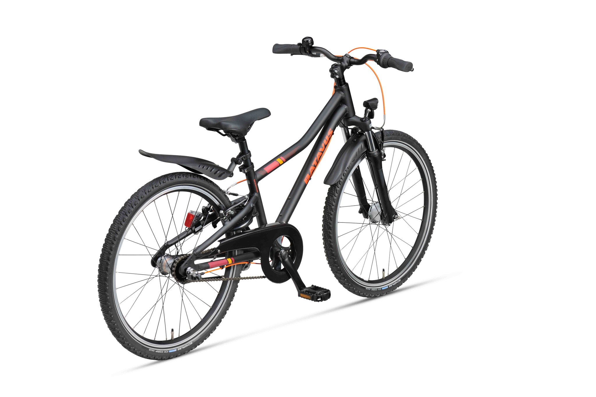 Batavus Booster HR3 24 inch Jongens - Black/Red-orange