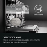 AEG FEE63606PM ProClean Glasscare inbouw vaatwasser.