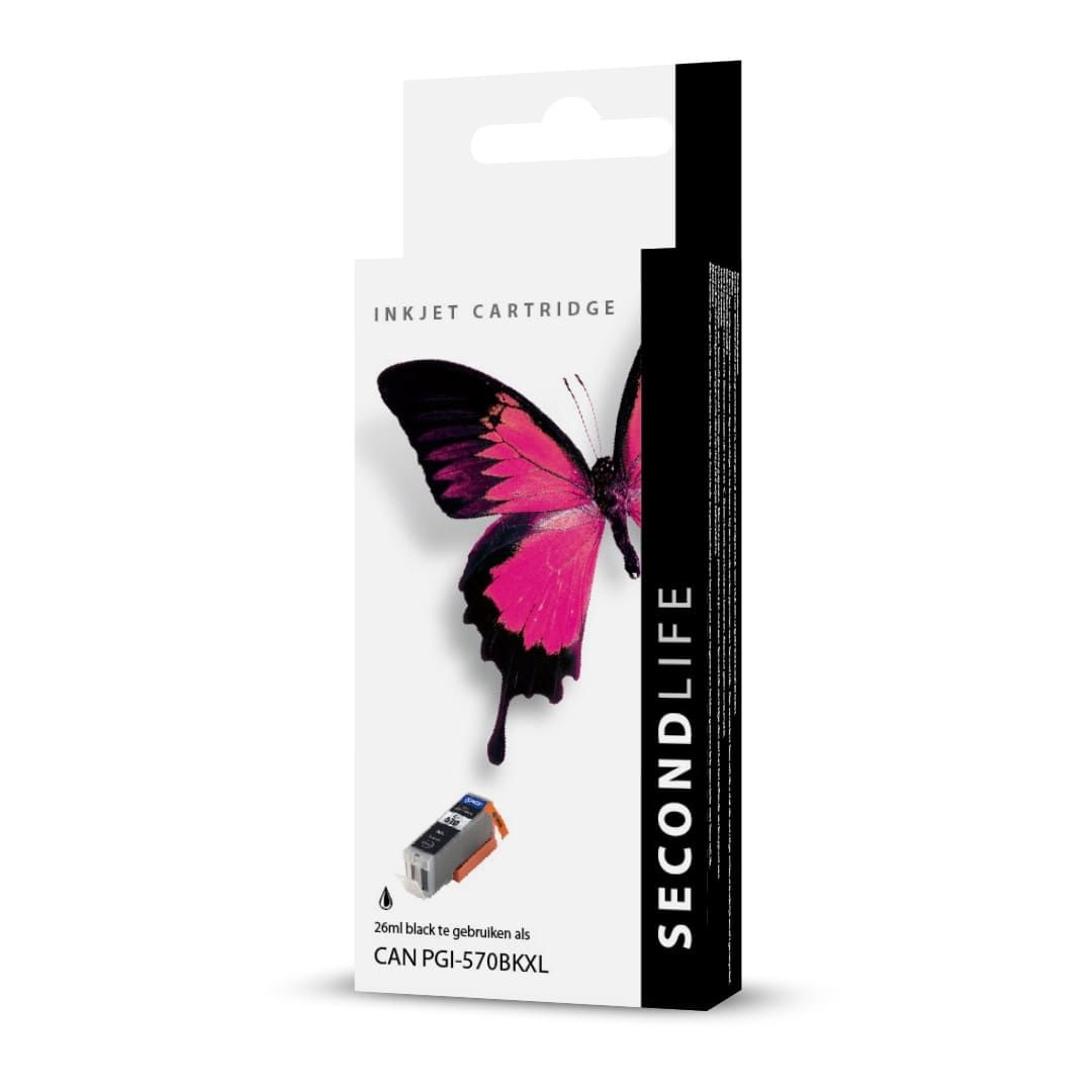 SecondLife Canon PGI 570 XL zwart - Inktcartridge