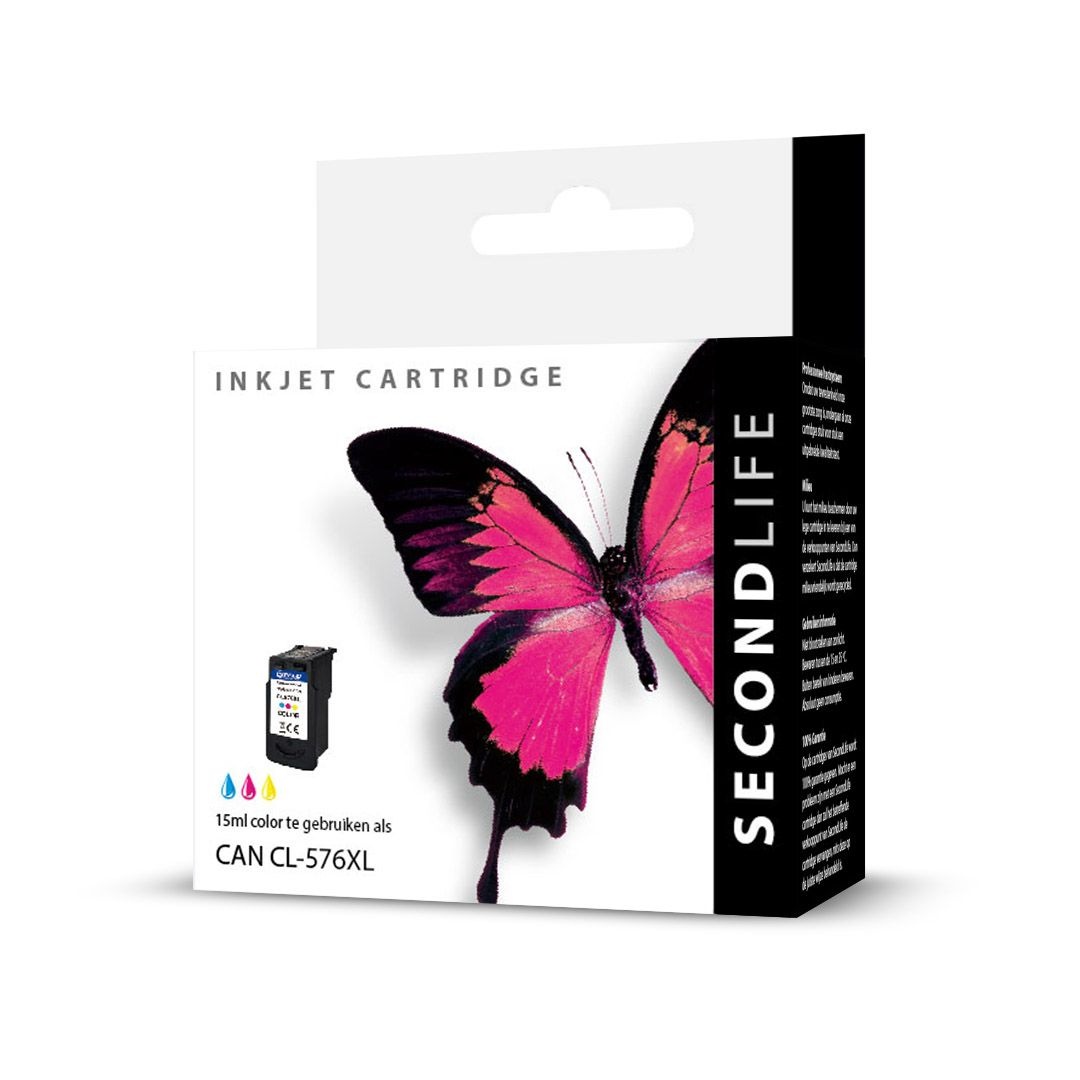 SecondLife Canon CL 576 XL Color - Inktcartridge