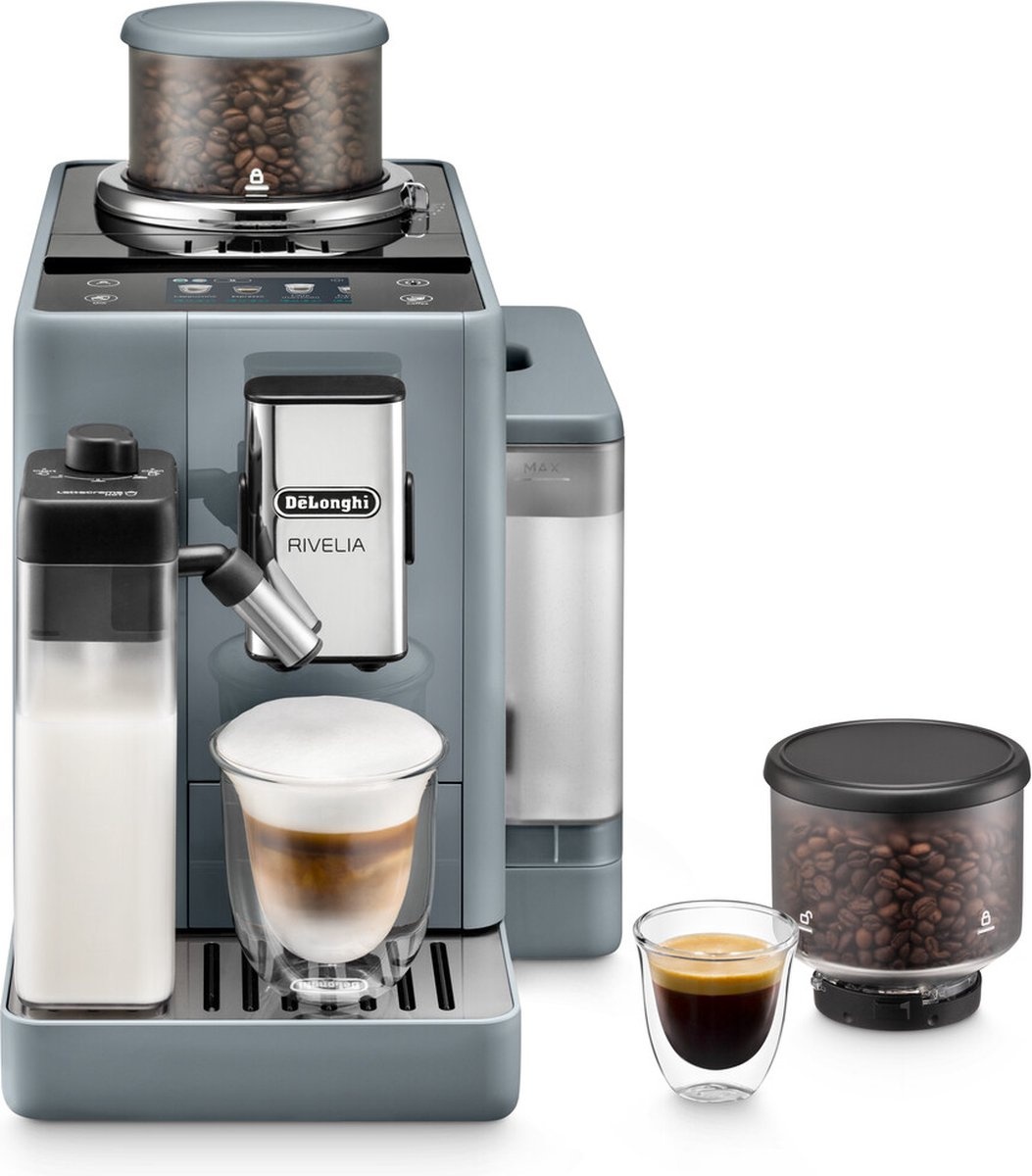 De'Longhi Rivelia Pebble Grey EXAM440.55.G - Koffiemachine