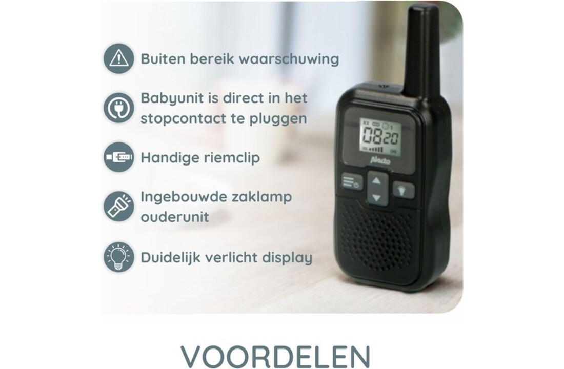 Alecto DBX80BK - Babyfoon