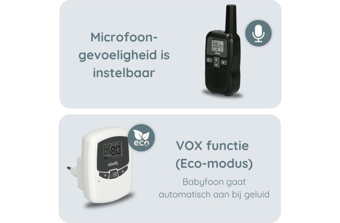 Alecto DBX80BK - Babyfoon