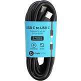 Grab 'n Go USB-C kabel Zwart 2 meter