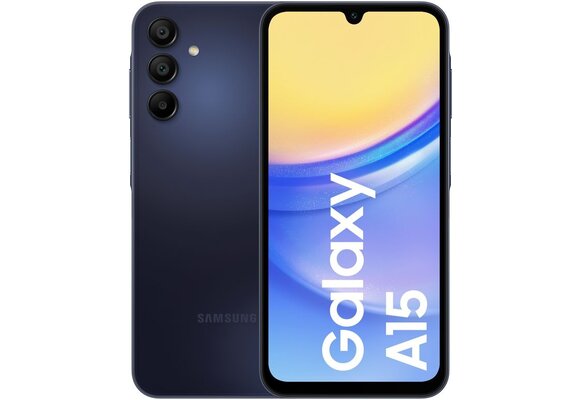 Samsung Galaxy A15 4G 128GB Blauw Zwart - Mobiele telefoon