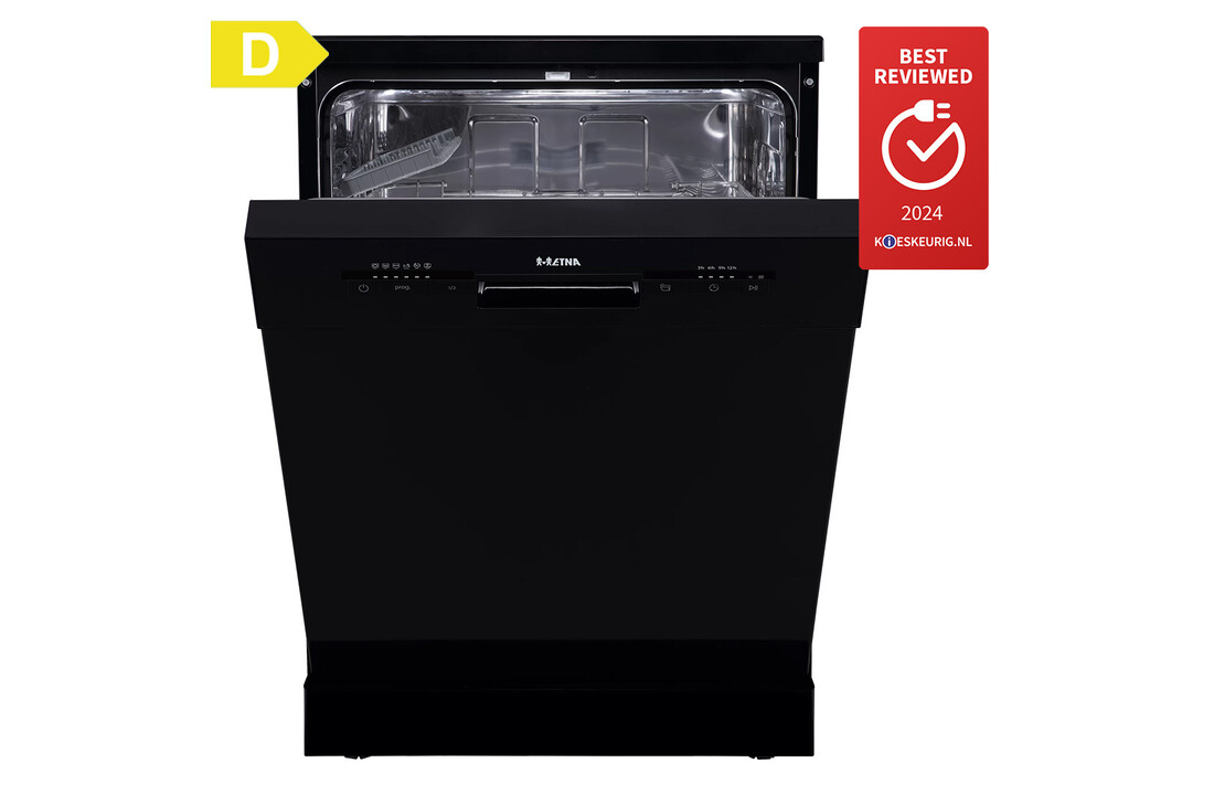 Etna VWV144ZWA - Vrijstaande vaatwasser.