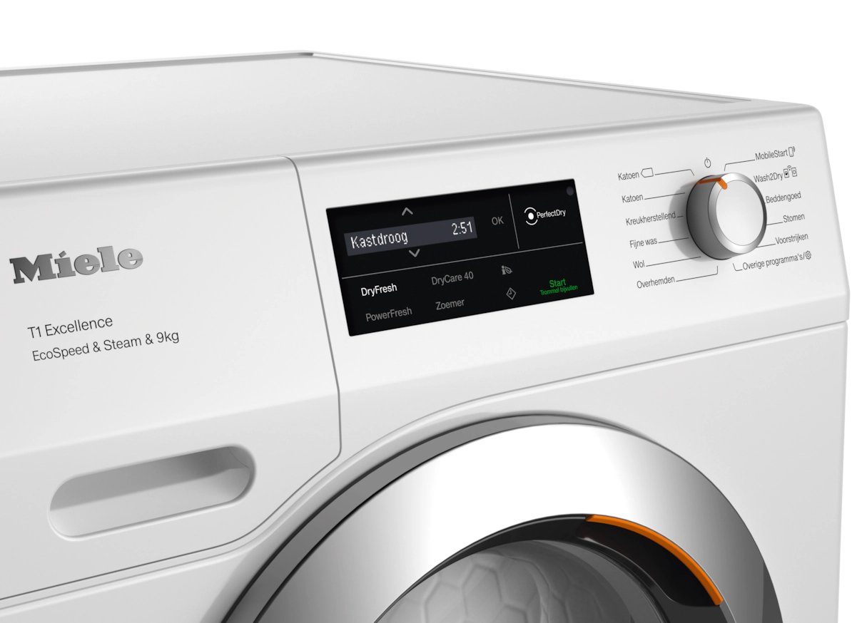 Miele TEL795WP EcoSpeed&Steam - T1 Warmtepompdroger.