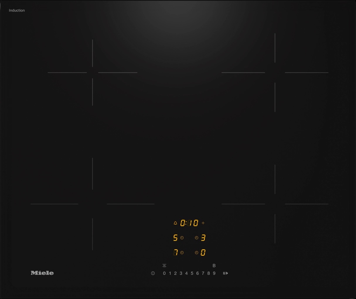 Miele KM 7361 FL Inbouw inductiekookplaat 62 cm.