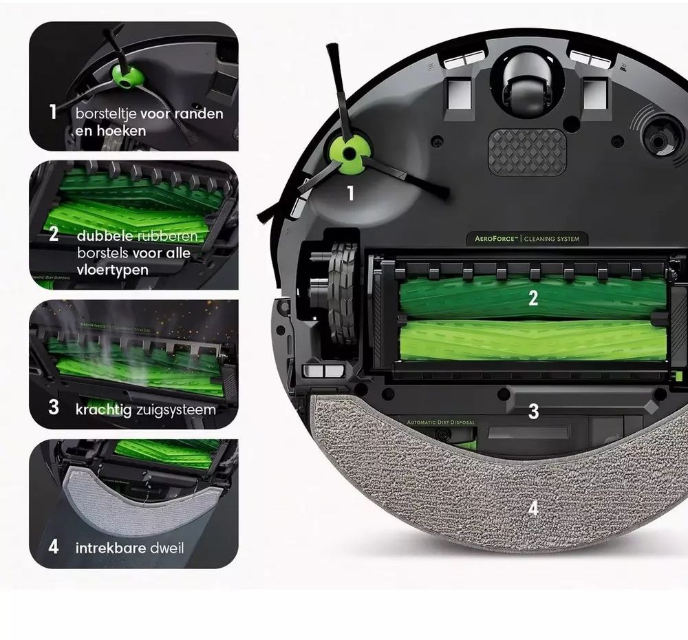 iRobot Roomba Combo j7+ - Robotstofzuiger