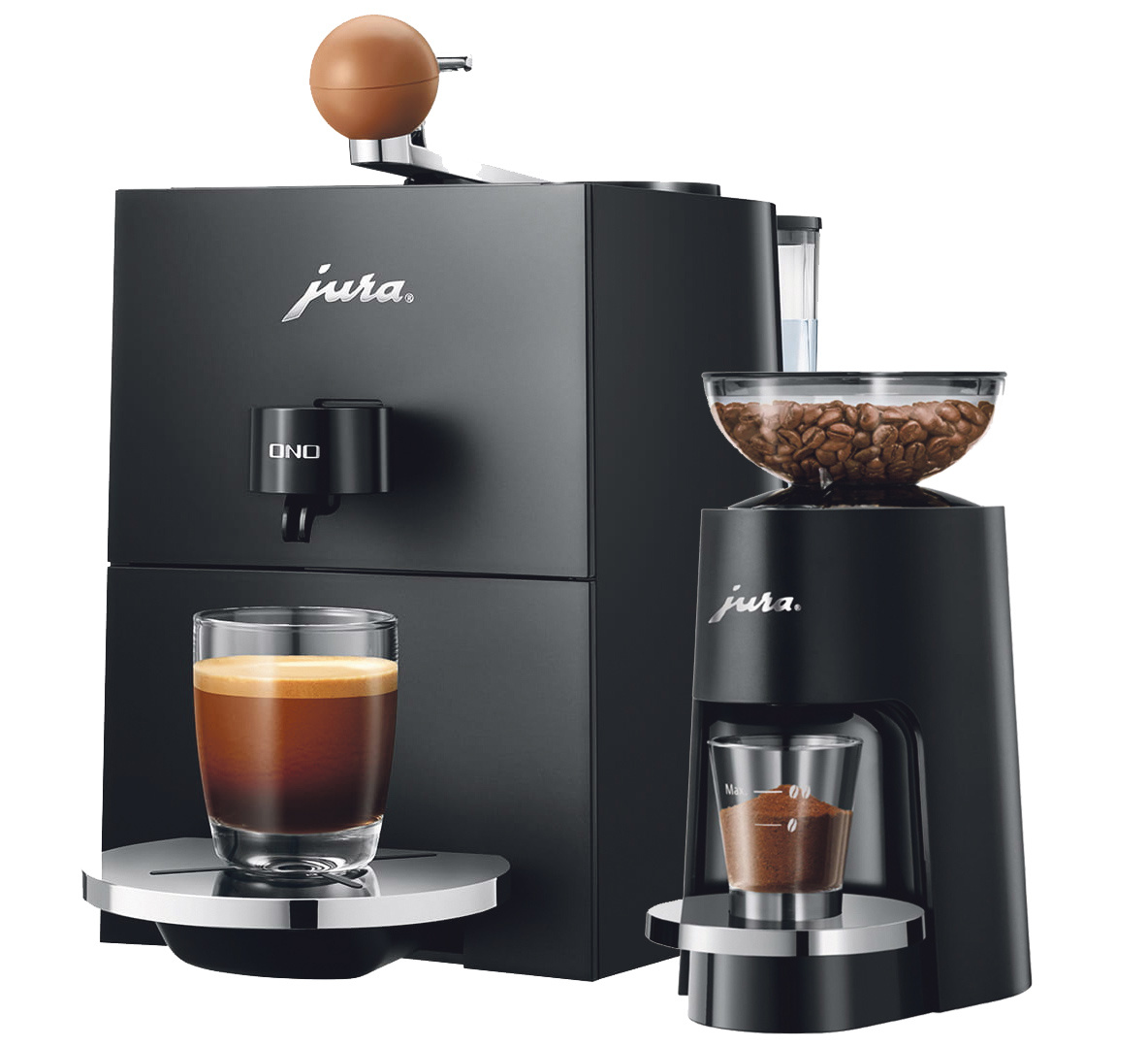 Jura ONO coffee black (EA) - Koffiemachine + ONO koffimolen.
