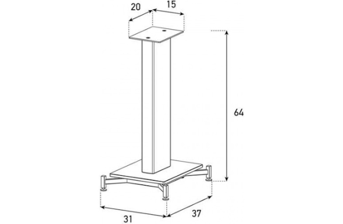 Sonorous SP600 Speakerstand - Speaker stands