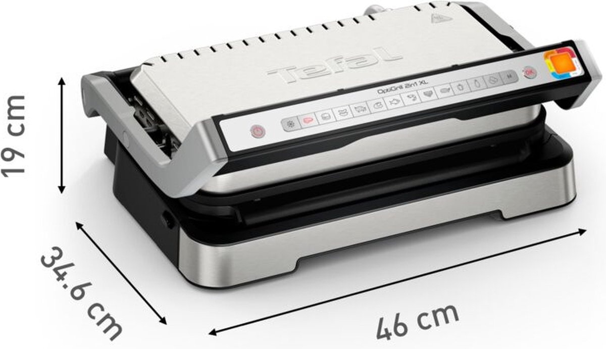 Tefal OptiGrill 4in1 XL GC784D - Contactgrill