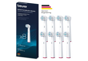 Beurer Borstelkoppen Sensitive voor TB 30 / TB 50 (8 stuks) - Opzetborstel
