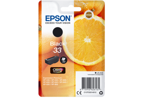 Epson33 Black - Inktcartridge