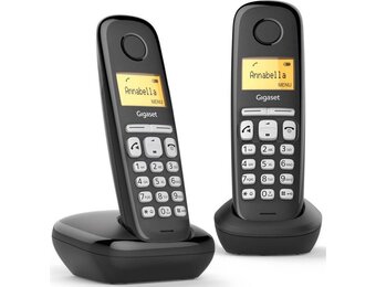 Gigaset AL380 Duo Zwart - Dect telefoon