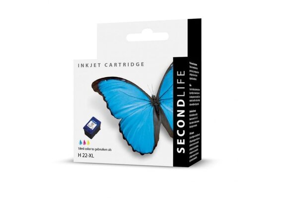 SecondLife HP 22 XL Color - Inktcartridge