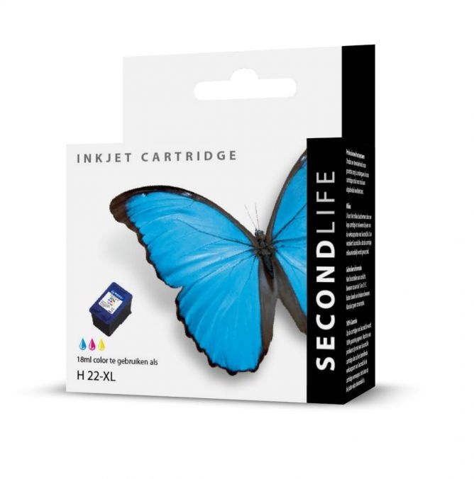 SecondLife HP 22 XL Color - Inktcartridge