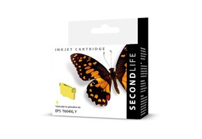 SecondLife Epson T604 XL Yellow - Inktcartridge