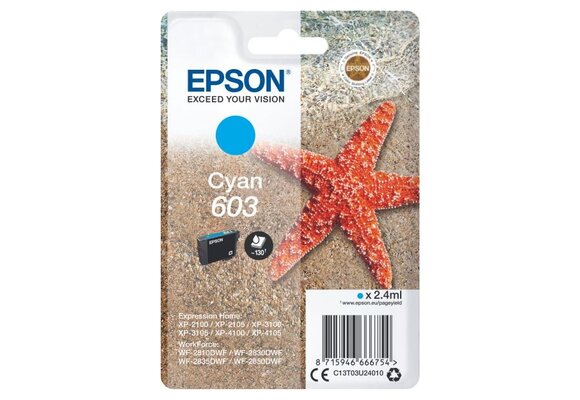 Epson 603 Cyaan - Inktcartridge