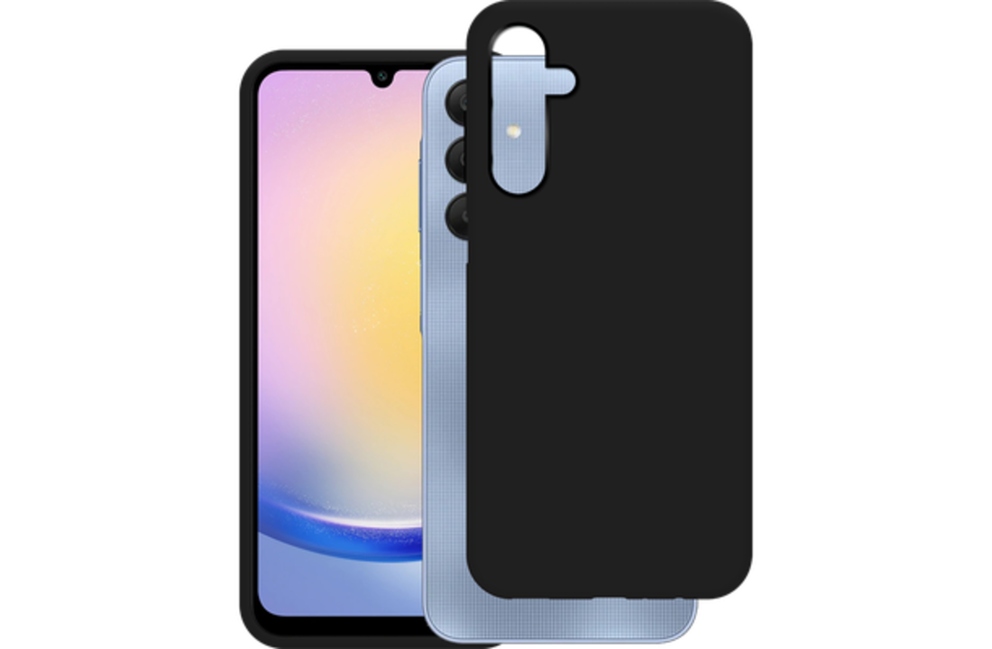 Just In Case Samsung Galaxy A25 TPU Rubber Case Zwart - Beschermhoes