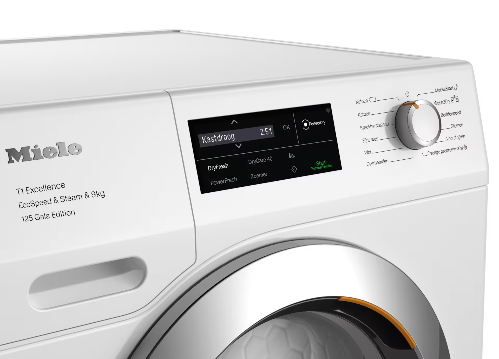 Miele TEL695WP 125 Gala Edition Lotuswit - T1 Warmtepompdroger.