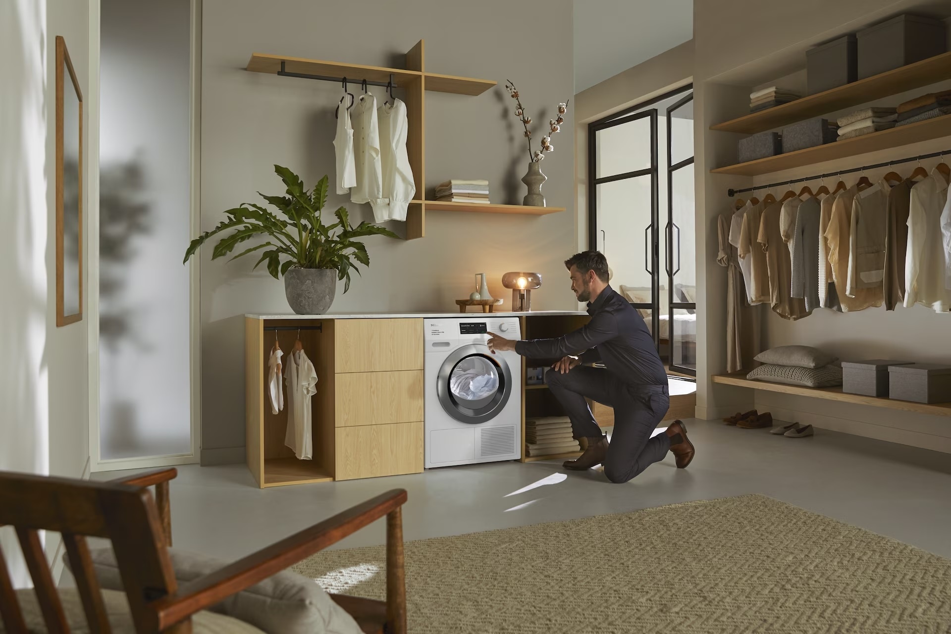 Miele TEL695WP 125 Gala Edition Lotuswit - T1 Warmtepompdroger.