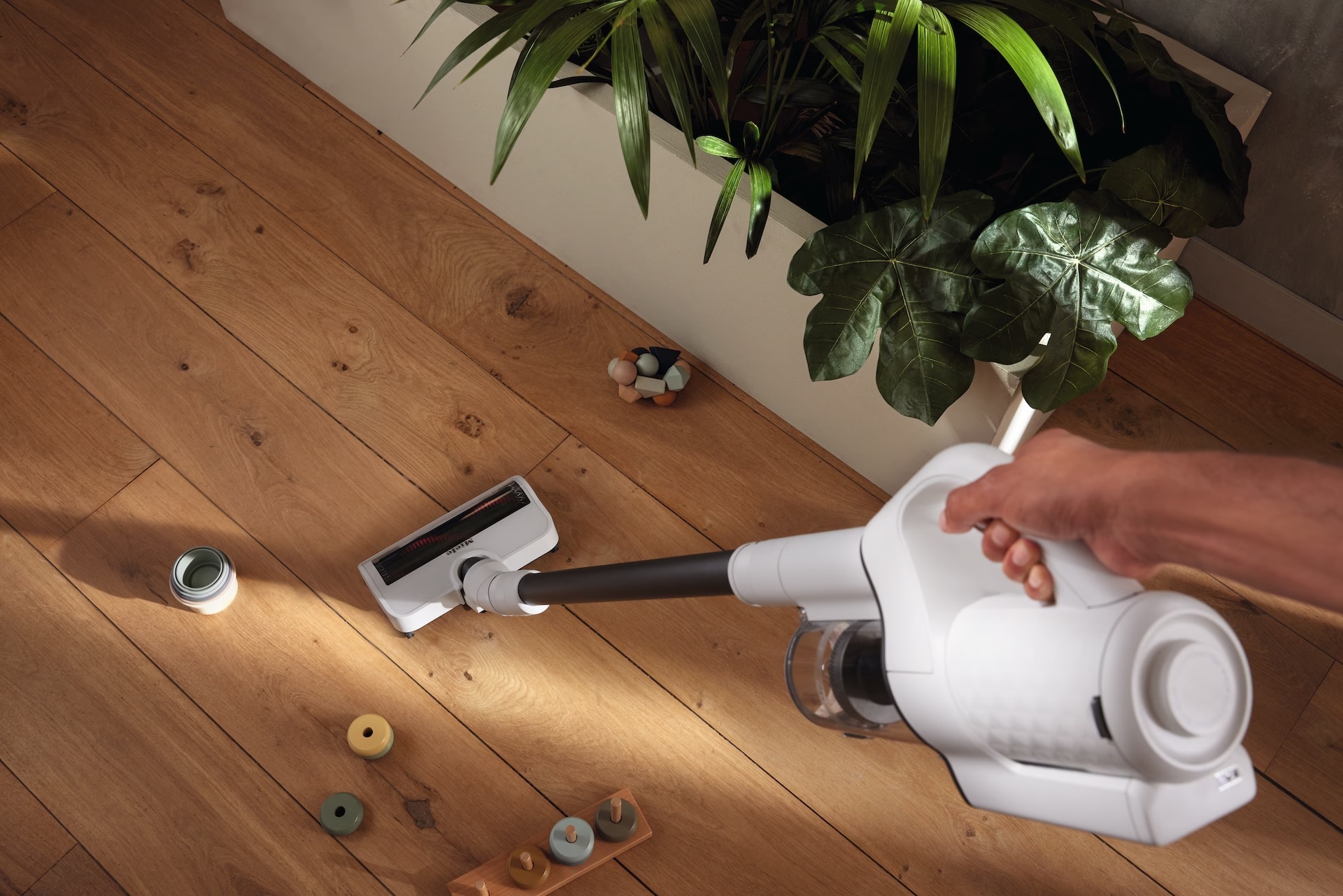 Miele Duoflex HX1 Hardfloor Briljantwit - Steelstofzuiger.
