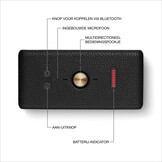 Marshall Emberton III Black Brass - Draadloze speaker