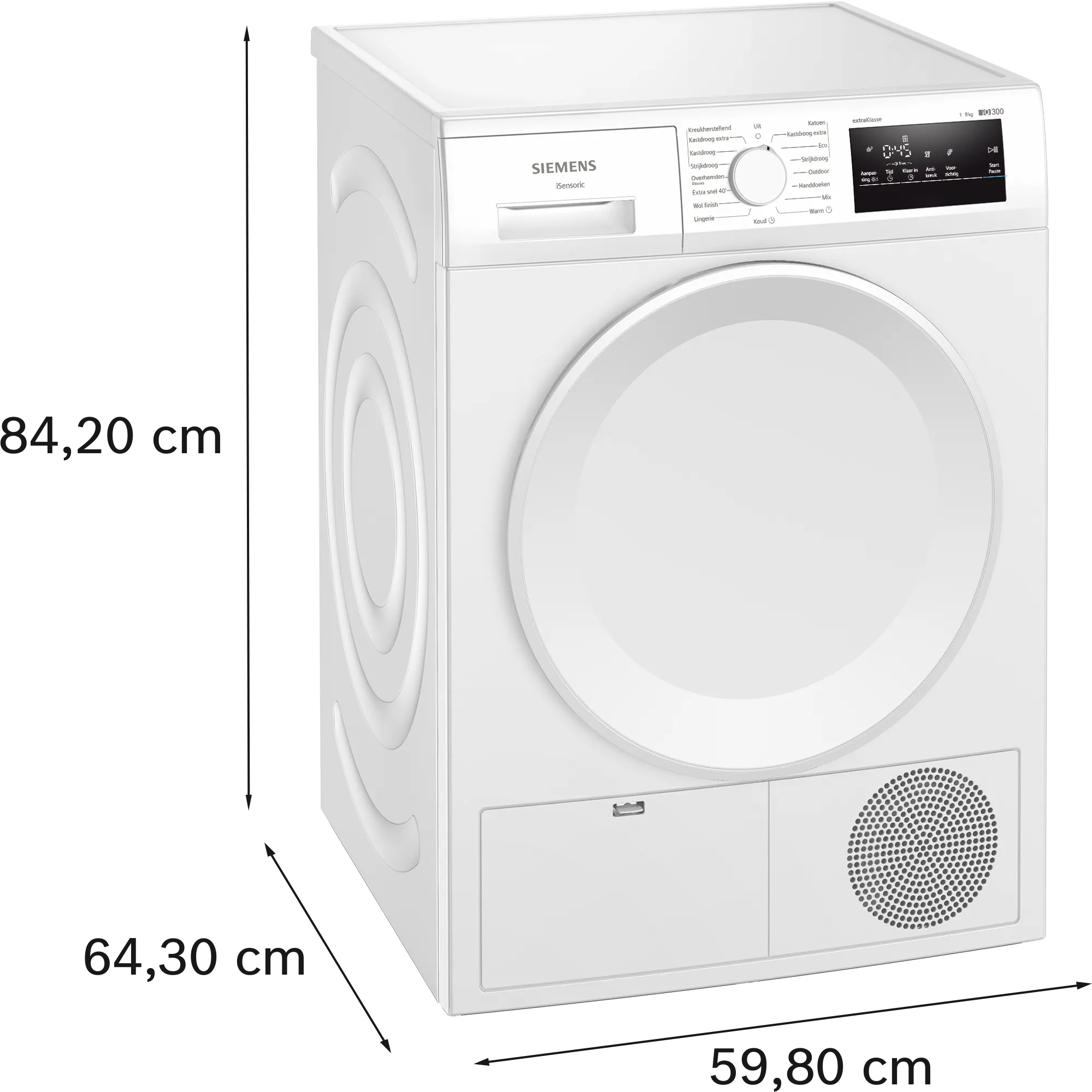 Siemens iQ300 WT43H00MNL - Warmtepompdroger.
