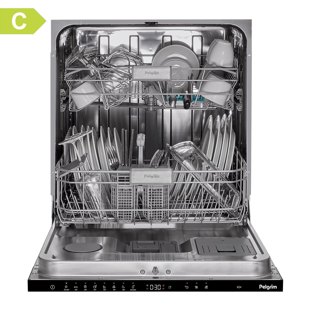 Pelgrim GVWC290L - volledig geïntegreerde inbouw vaatwasser.