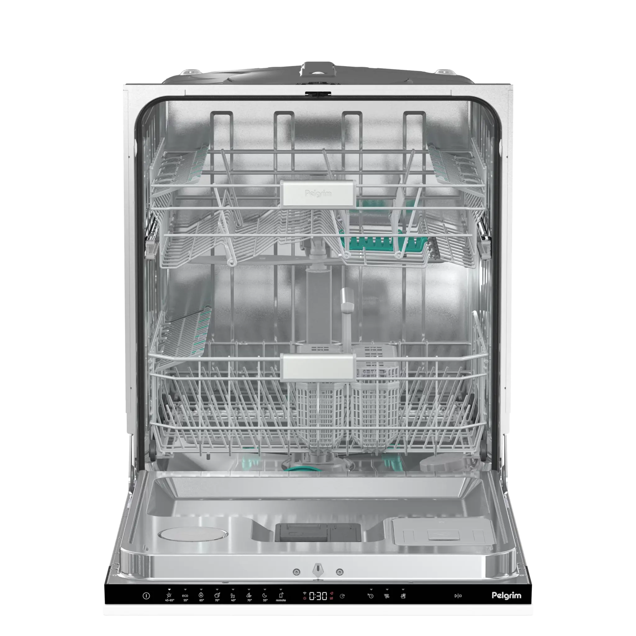 Pelgrim GVWC290L - volledig geïntegreerde inbouw vaatwasser.