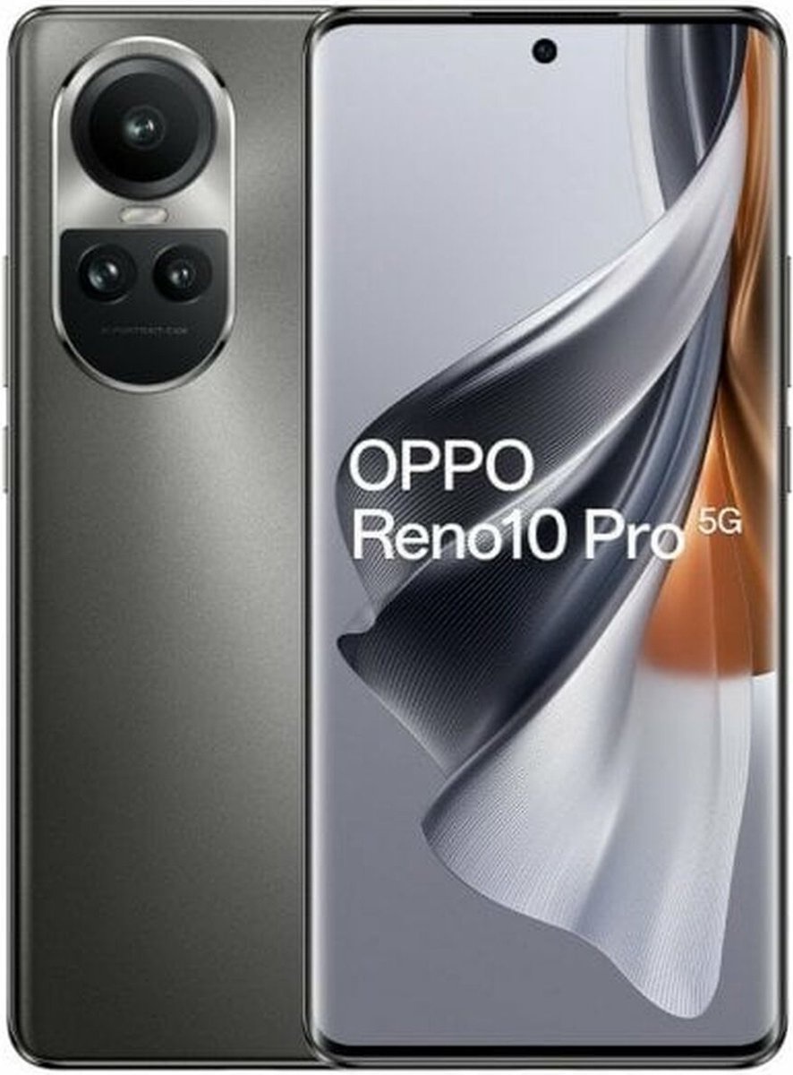 OPPO Reno 10 5G 256 GB Silver Grey - Mobiele telefoon