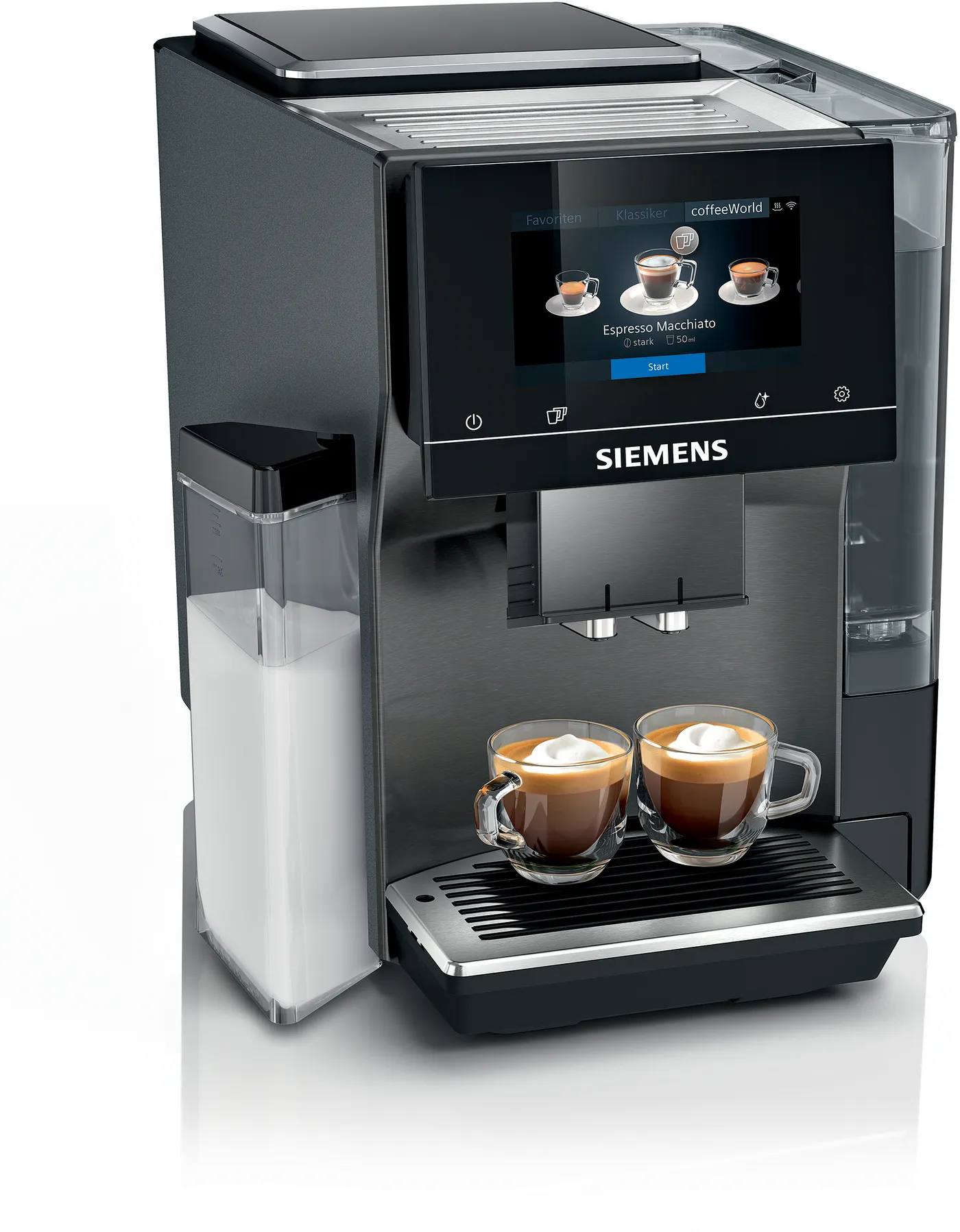 Siemens TQ717DF5 Espresso volautomaat EQ700 integral Donker inox.