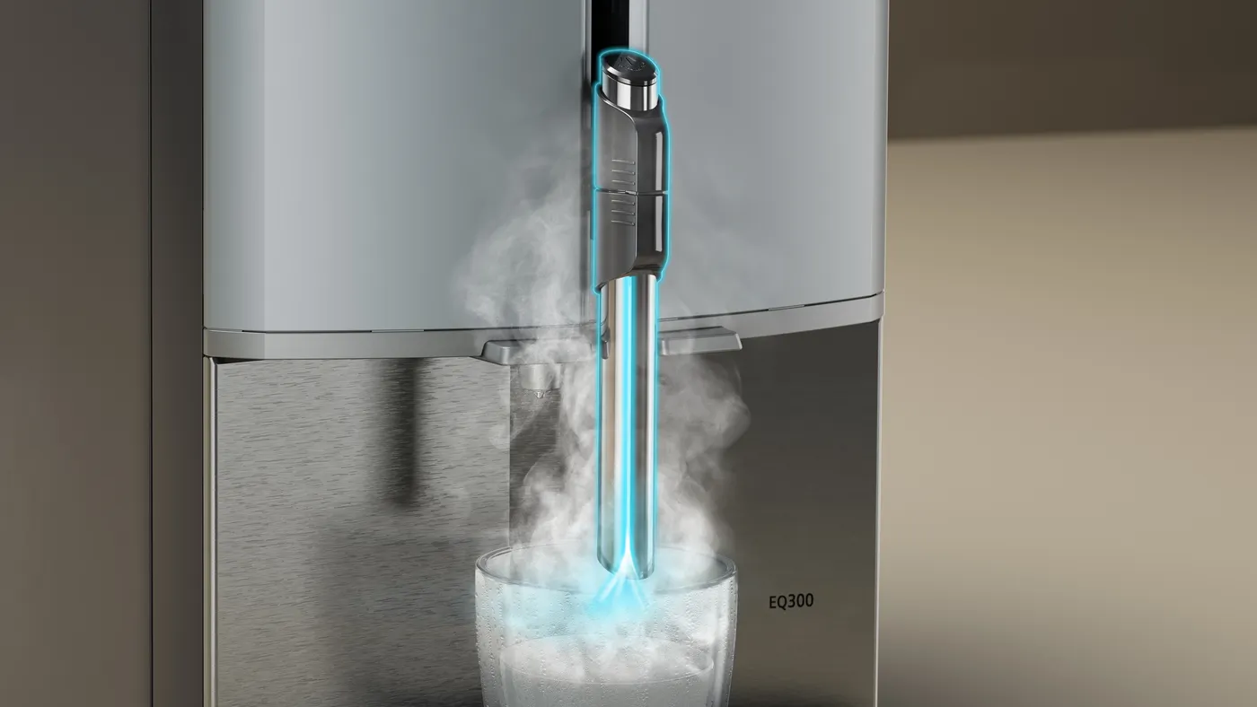 Siemens TF305EF9 Espresso volautomaat EQ300 extraKlasse Donker inox.