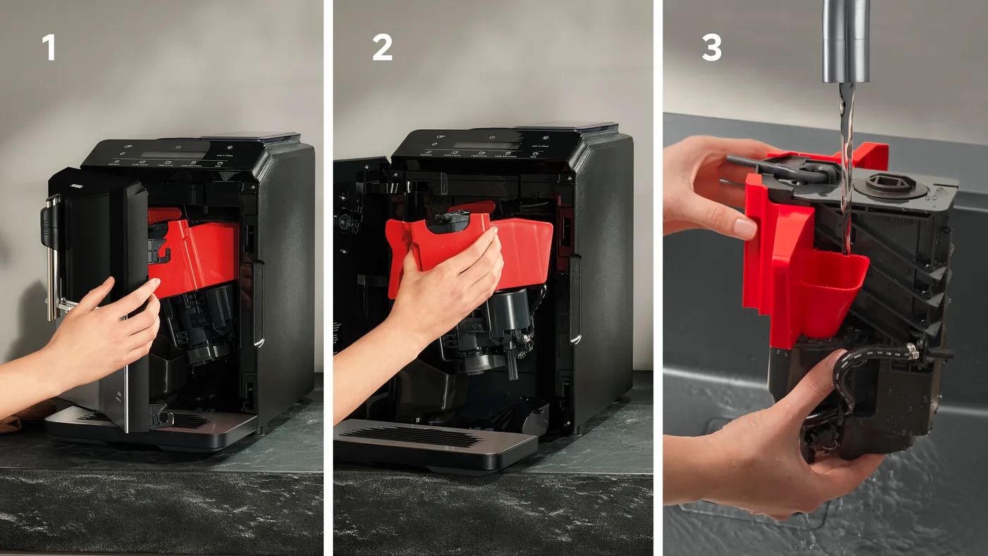 Siemens TF305EF9 Espresso volautomaat EQ300 extraKlasse Donker inox.