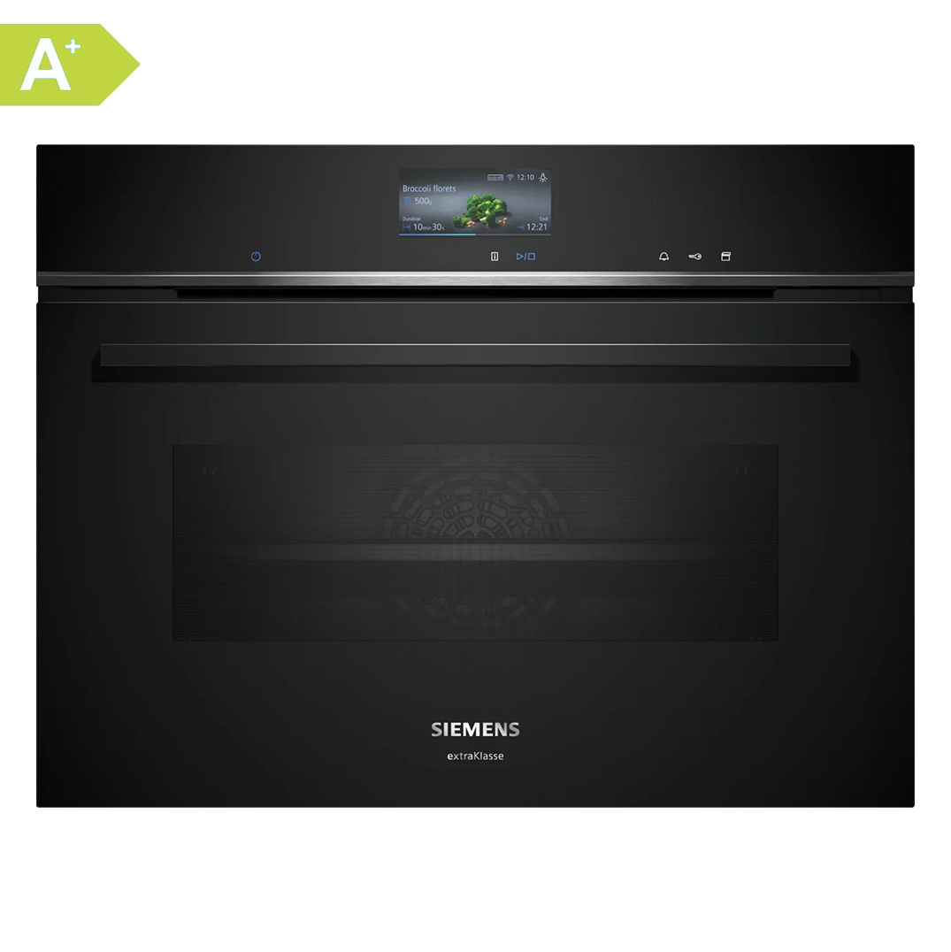 Siemens CS736GCB1F - iQ700 Compacte inbouw oven met volwaardige stoom.