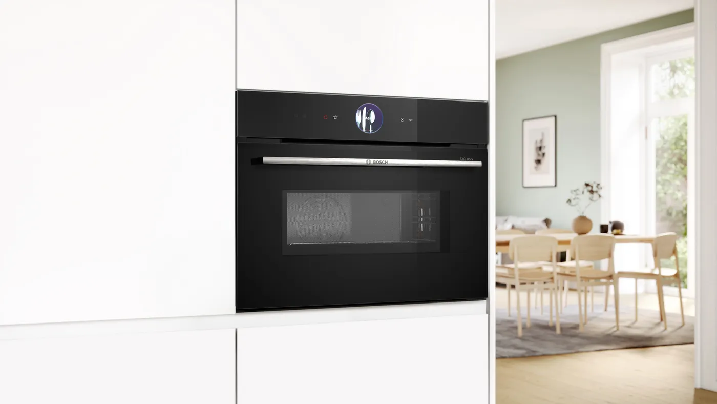 Bosch CMG736AB1F EXCLUSIV - Compacte inbouw oven met magnetron.