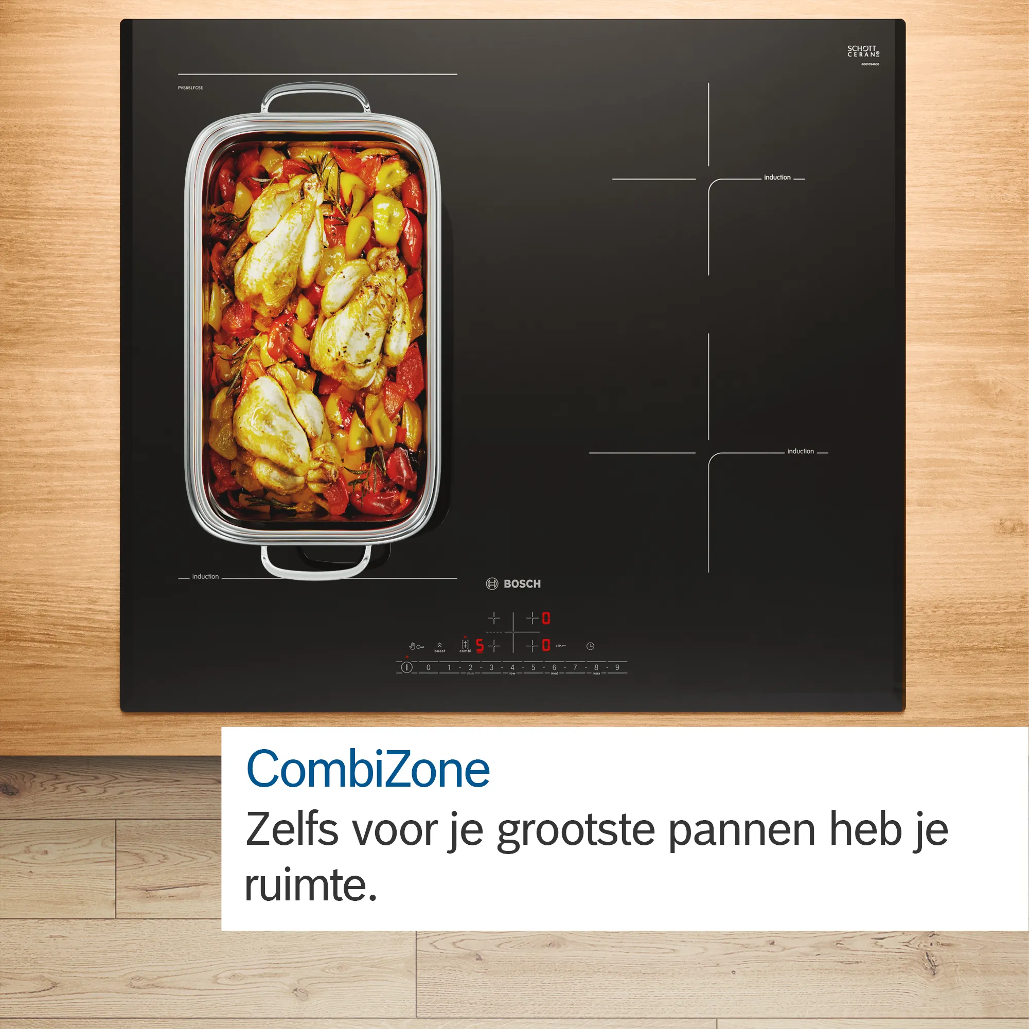 Bosch PVS631HC1M - Inbouw inductiekookplaat.