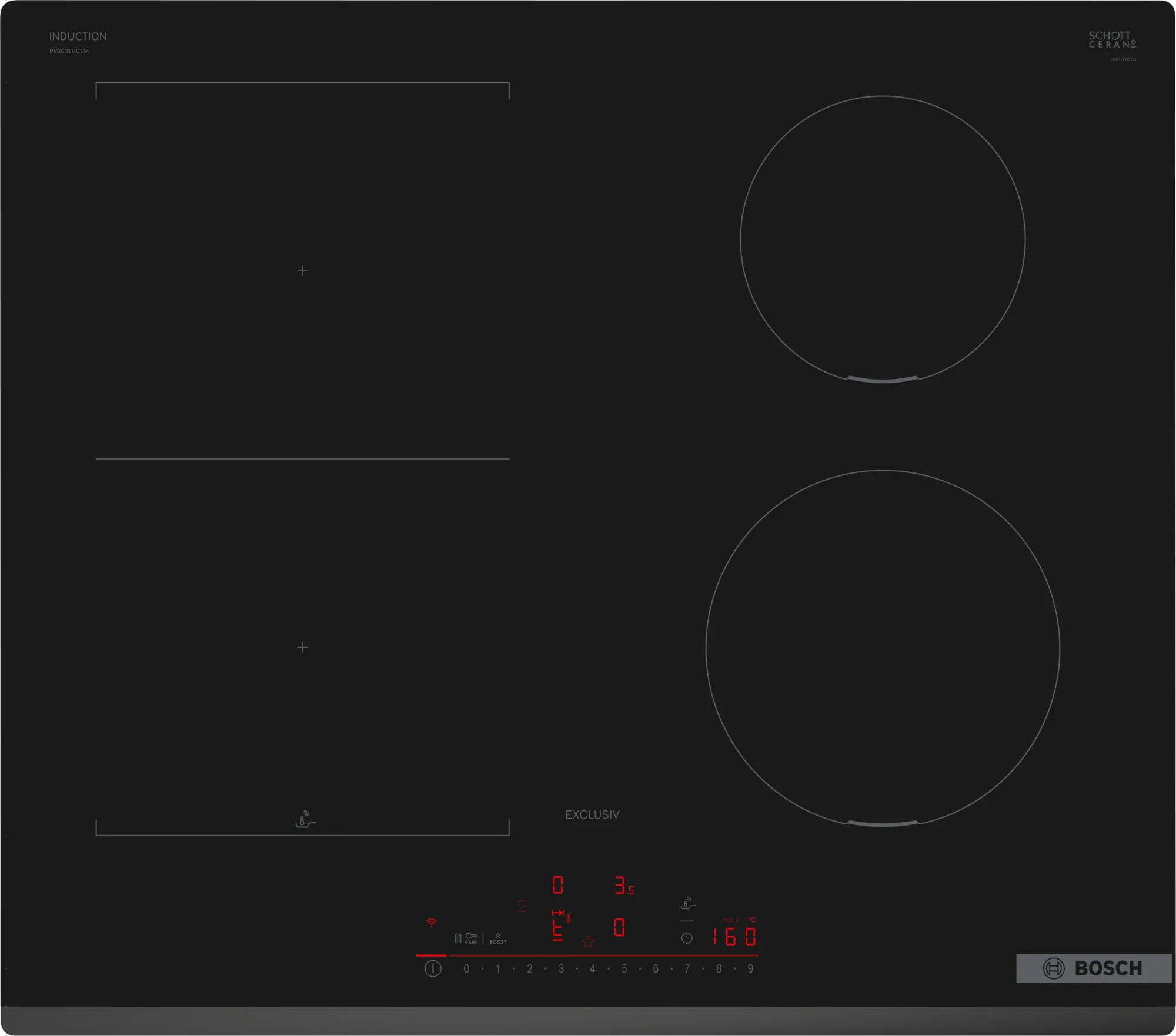 Bosch PVS631HC1M - Inbouw inductiekookplaat.