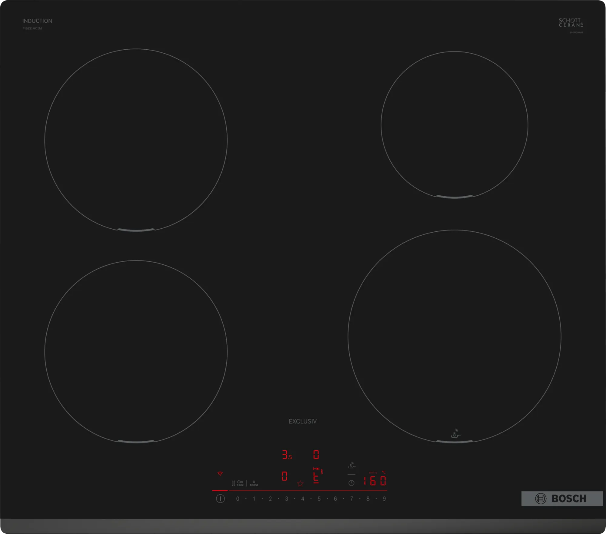 Bosch PIE631HC1M - Inbouw inductiekookplaat.