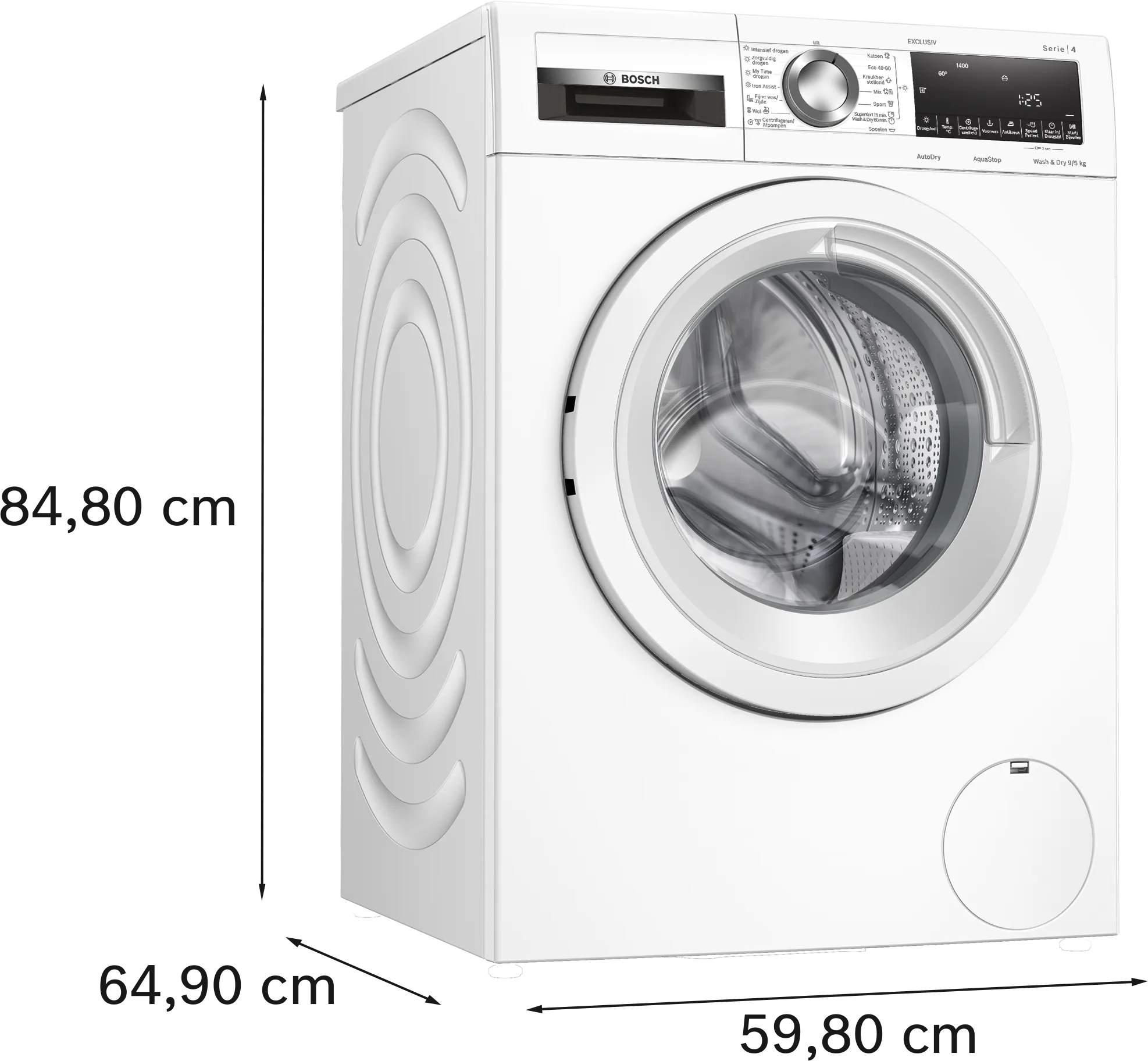 Bosch WNA144V9NL - Was-droogcombinatie.