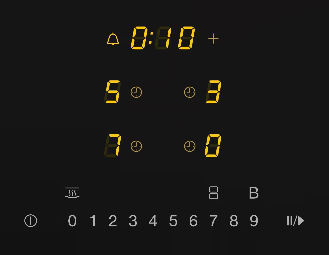 Miele KM 7474 FL Inbouw inductiekookplaat 80 cm.