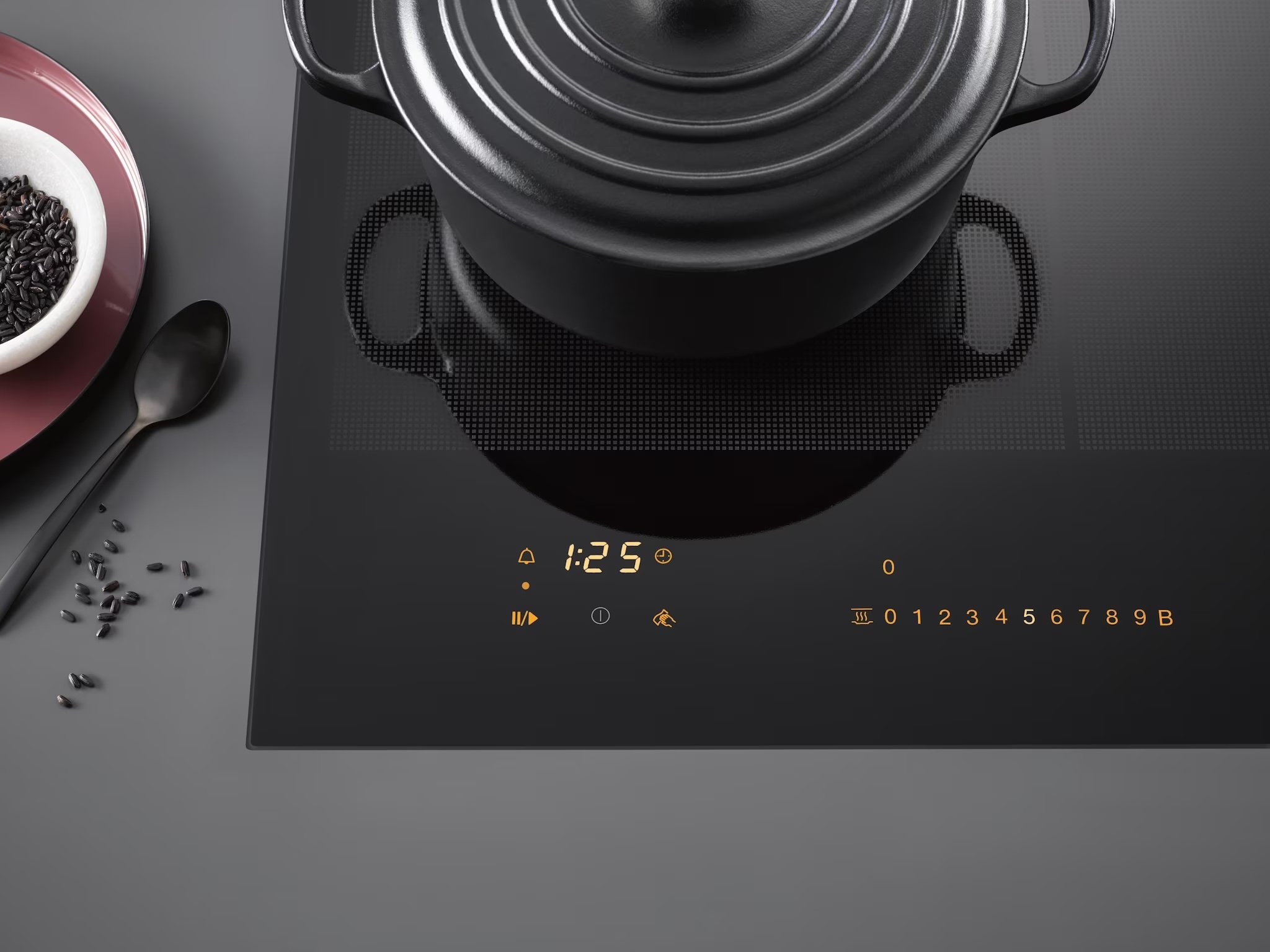 Miele KM 7474 FL Inbouw inductiekookplaat 80 cm.