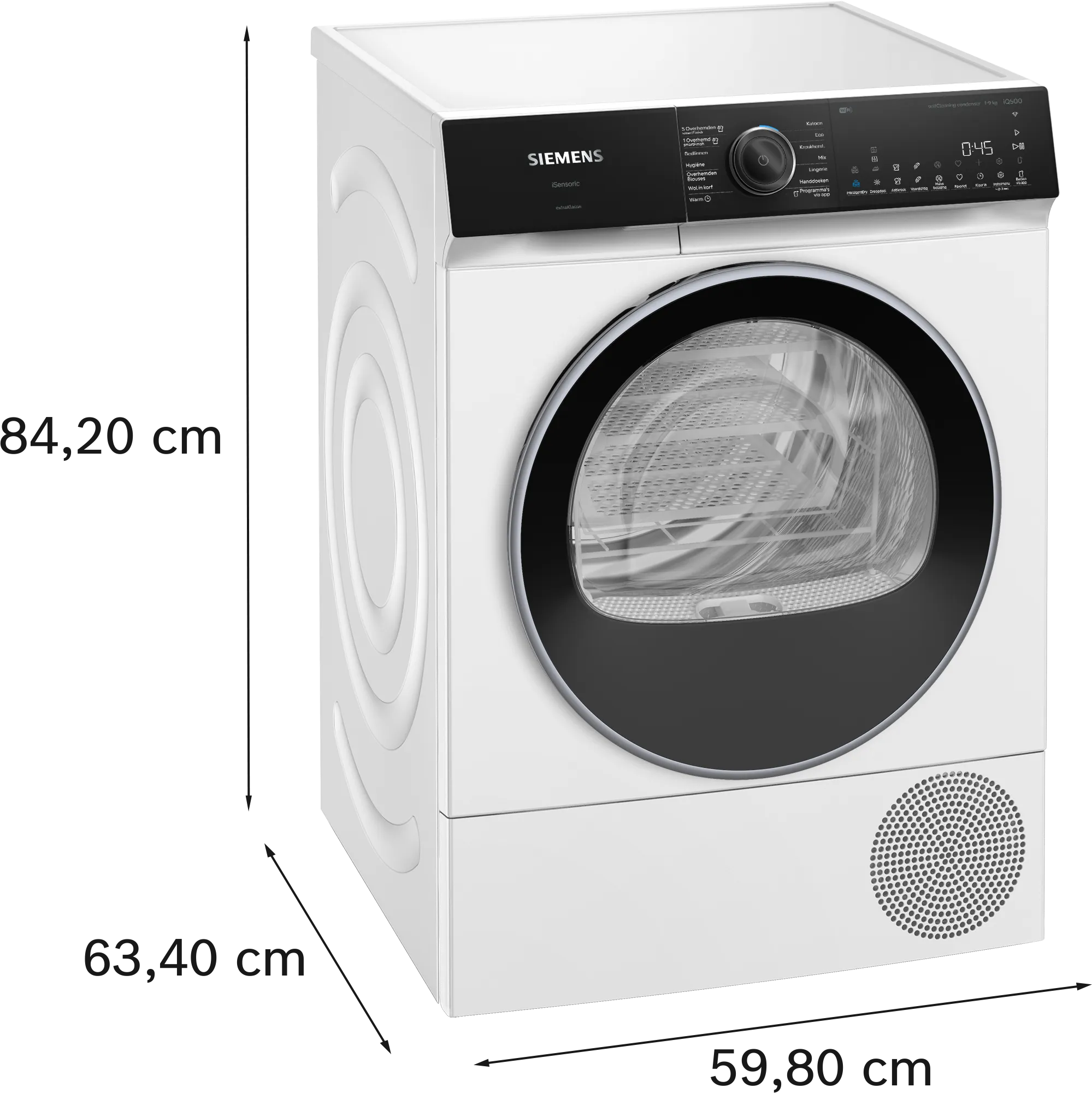 Siemens iQ500 WQ45H2A9NL - Warmtepompdroger.