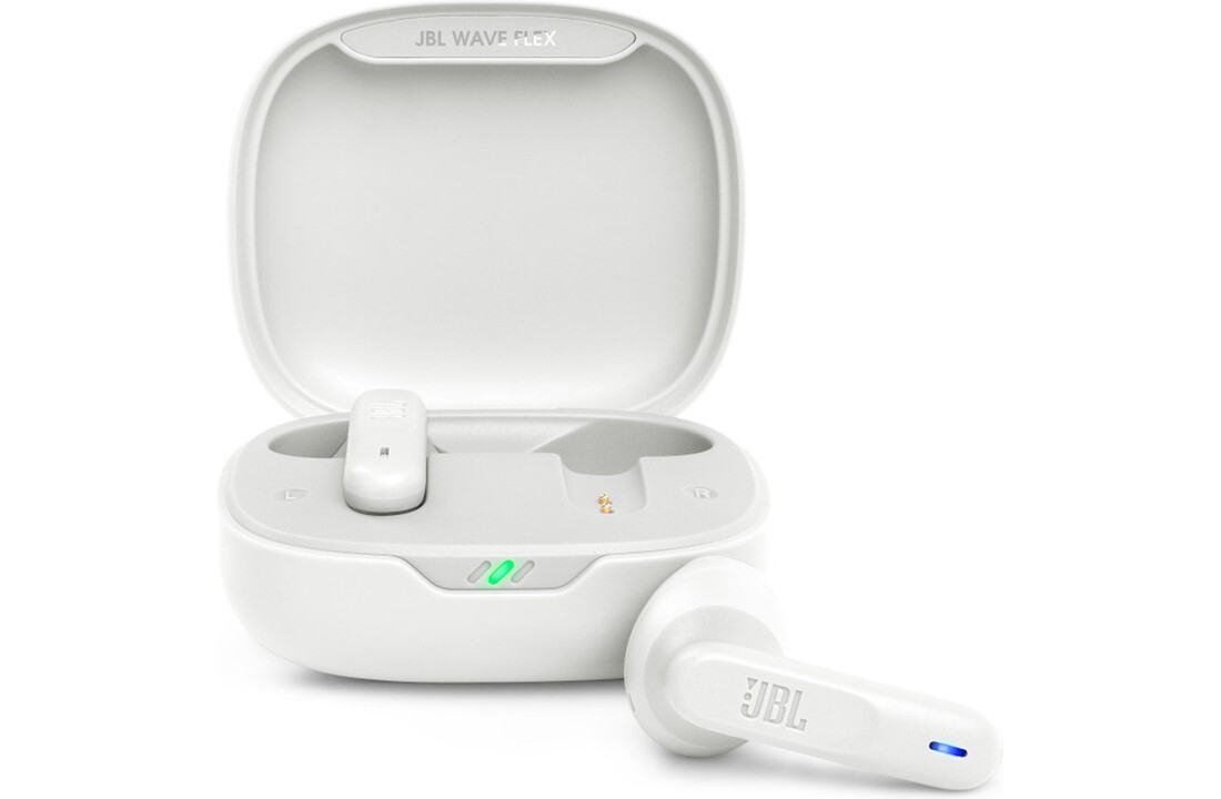JBL Wave Flex Wit - Draadloze oordopjes
